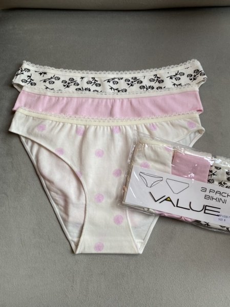 3'LÜ Paket Cotton Slip