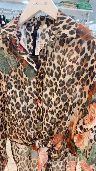 Leopar Desen Gömlek